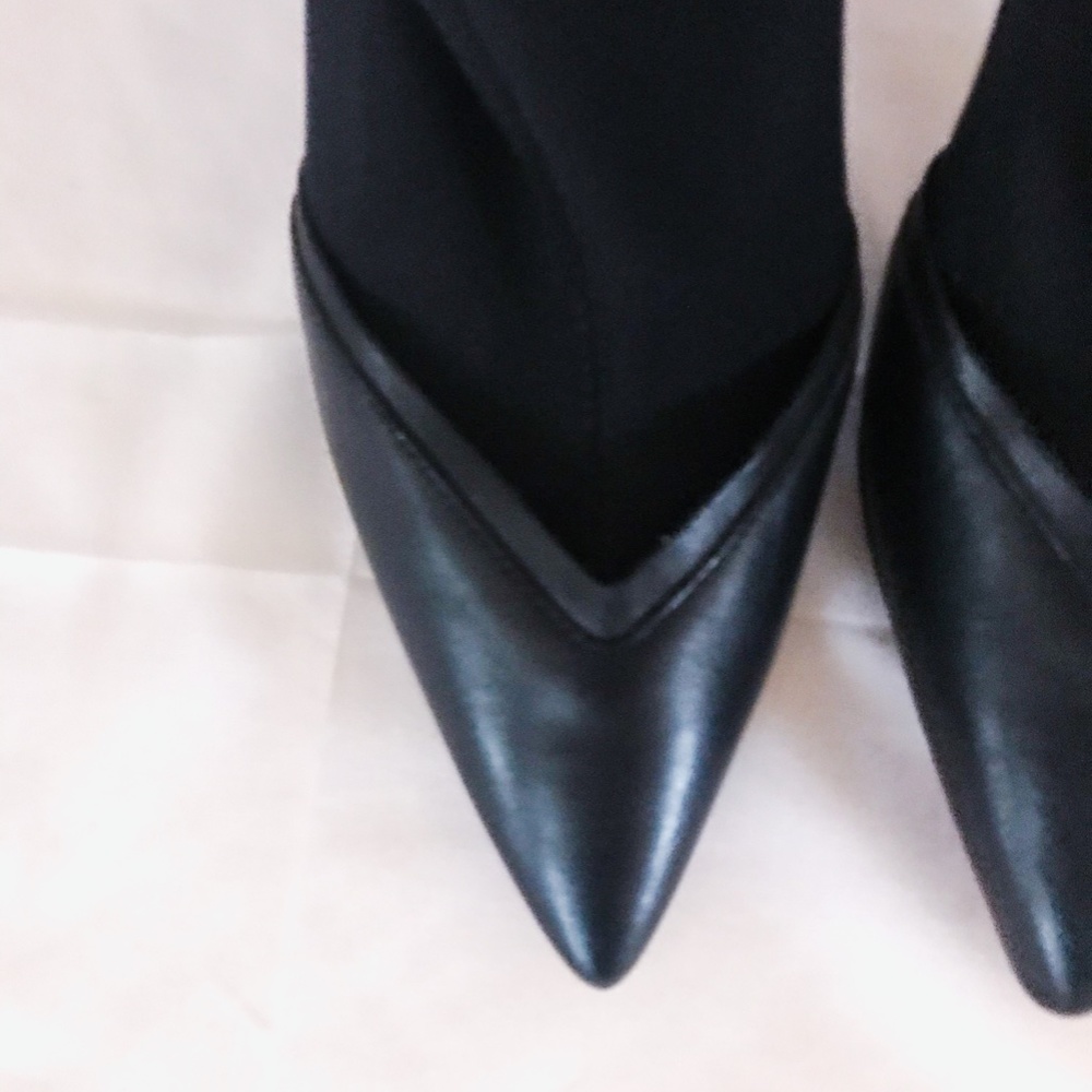 michael kors // black stiletto heeled boots - Picture 3 of 6